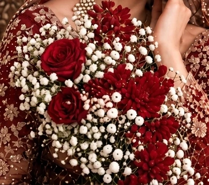 Red roses bouquet